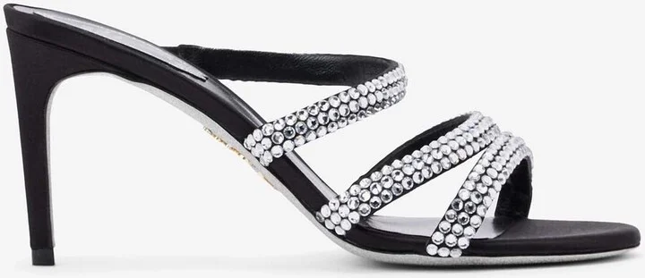 Lisa 80 Rhinestone Embellished Sandals