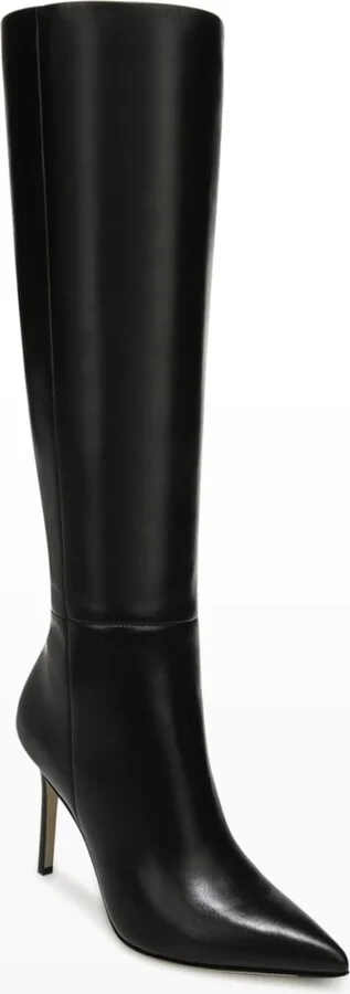 Lisa Leather Stiletto Boots - Image 2