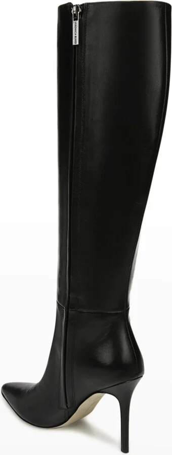 Lisa Leather Stiletto Boots - Image 3