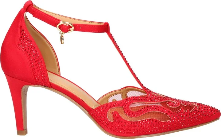 Lisha Rhinestone Pointed Toe Pump - Image 3