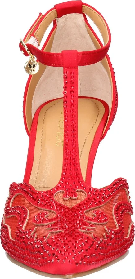 Lisha Rhinestone Pointed Toe Pump - Image 4