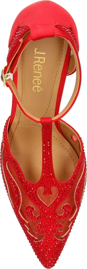 Lisha Rhinestone Pointed Toe Pump - Image 5