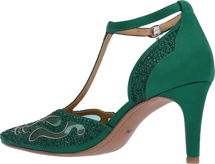 Lisha Rhinestone Pointed Toe Pump - Image 9