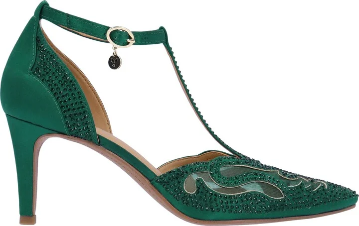 Lisha Rhinestone Pointed Toe Pump - Image 10