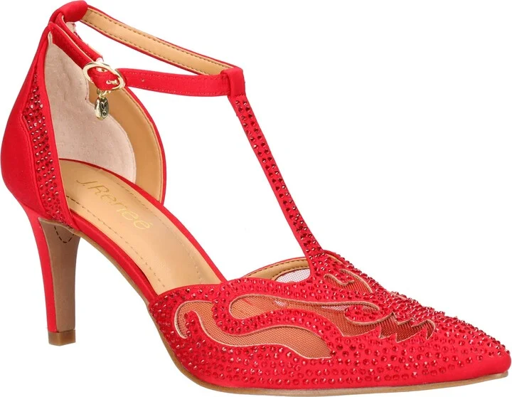 Lisha Rhinestone Pointed Toe Pump
