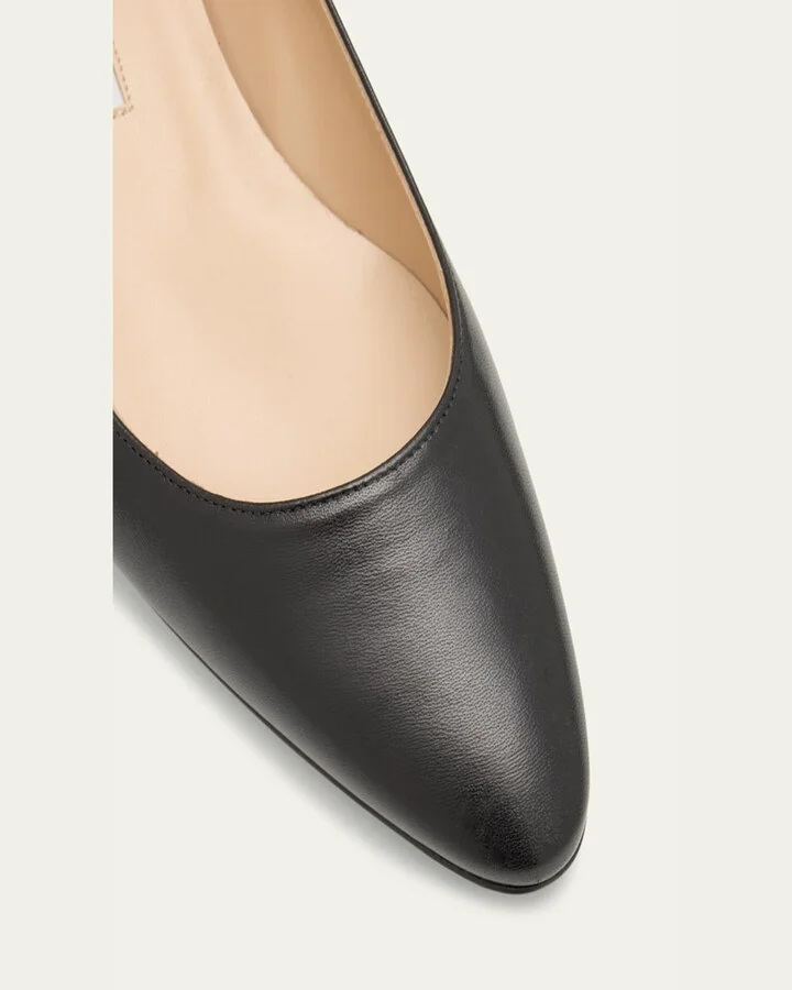 Lista Leather Block-Heel Pumps - Image 5
