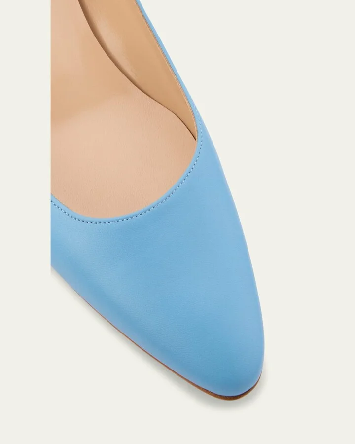 Lista Leather Block-Heel Pumps - Image 2
