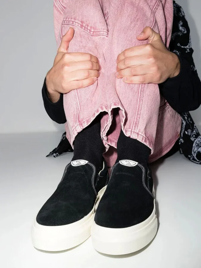 Lister slip-on suede trainers - Image 3
