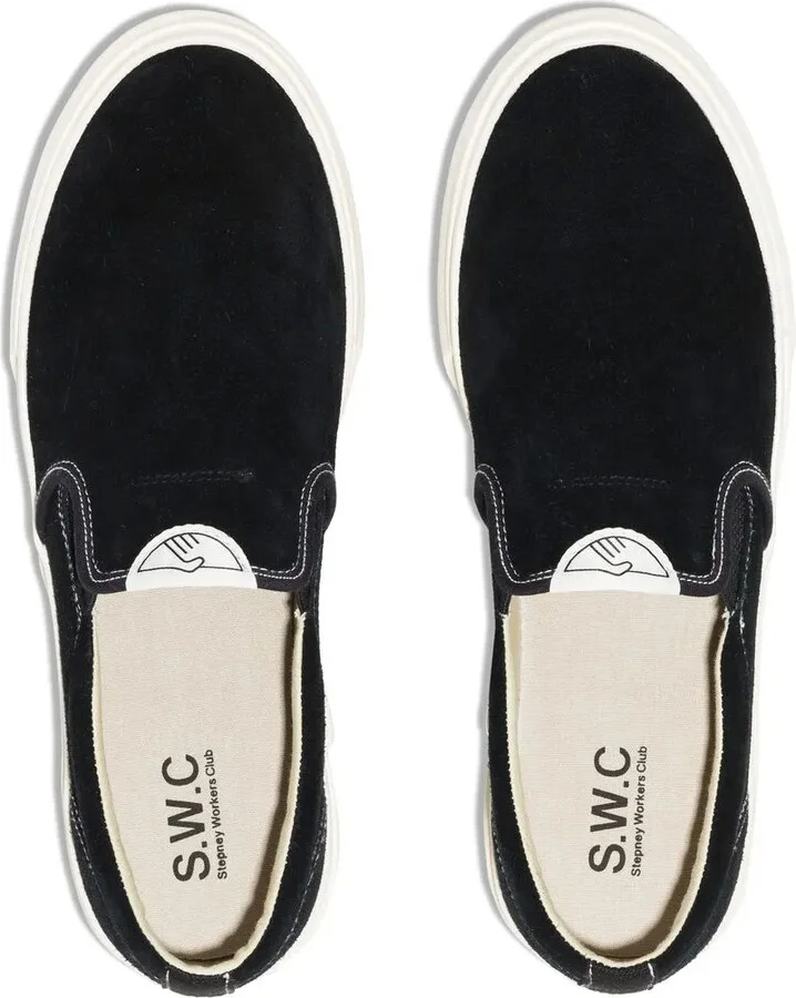 Lister slip-on suede trainers - Image 4