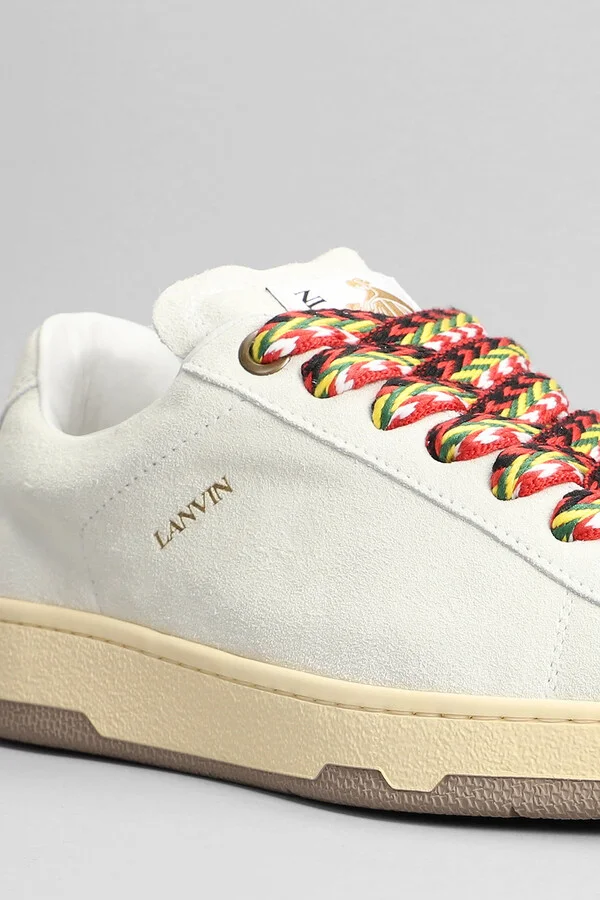 Lite Curb Low Sneakers In White Leather - Image 5