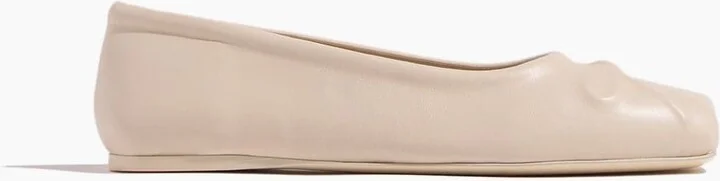 Little Bow Ballet Flat in Limestone