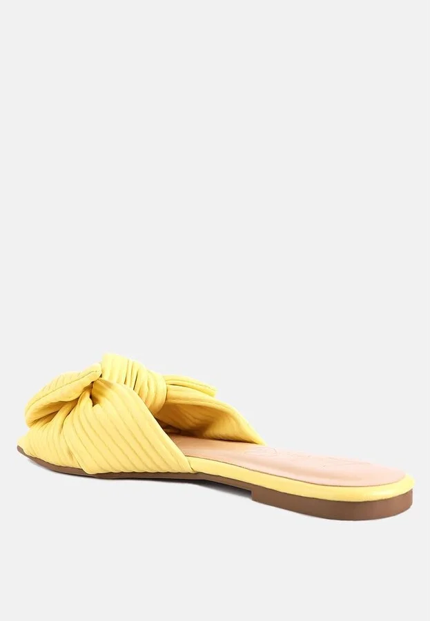 Little Jane Textured Bow Slider Flats - Image 3