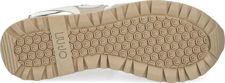 Liu Jo Beige Platform 'Maxi Wonder' Sneakers - Image 4