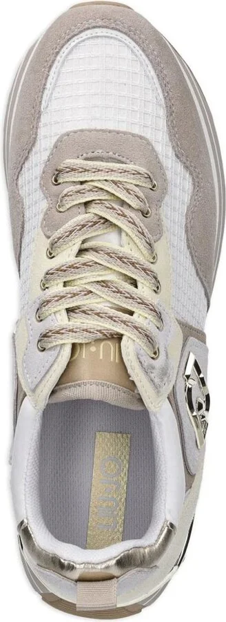 Liu Jo Beige Platform 'Maxi Wonder' Sneakers - Image 5