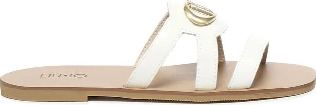 Liu Jo Logo Plaque Slip-On Sandals