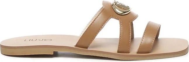 Liu Jo Logo Plaque Slip-On Sandals