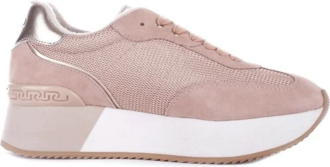 Liu Jo Mesh Platform Lace-Up Sneakers