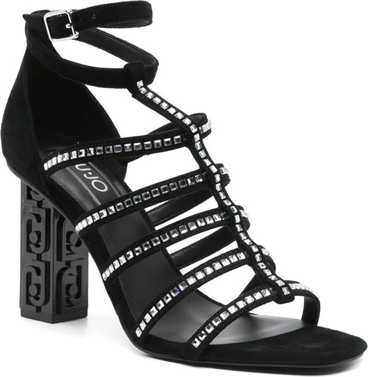 Liu Jo Sandals With Heel And Rhinestones - Image 3