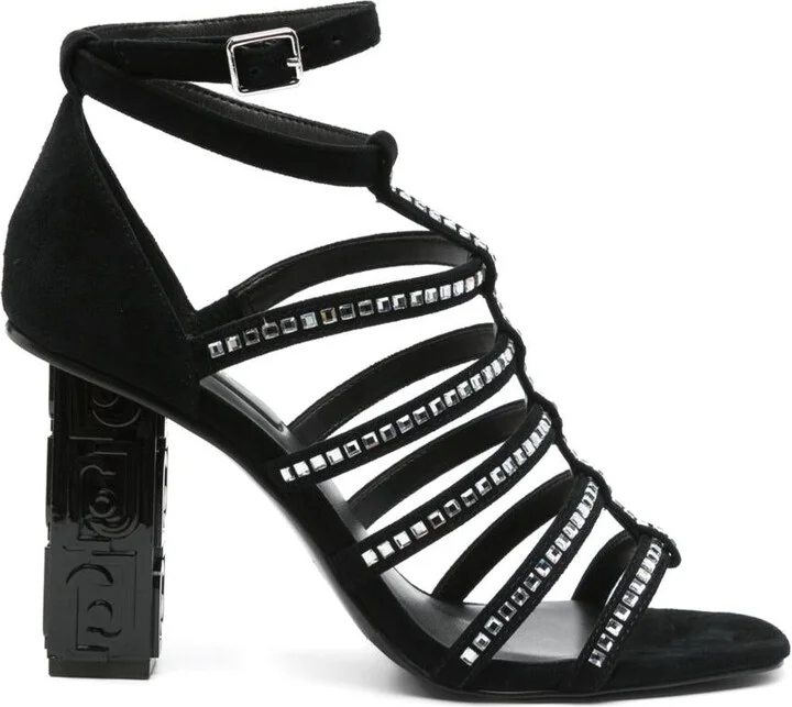 Liu Jo Sandals With Heel And Rhinestones