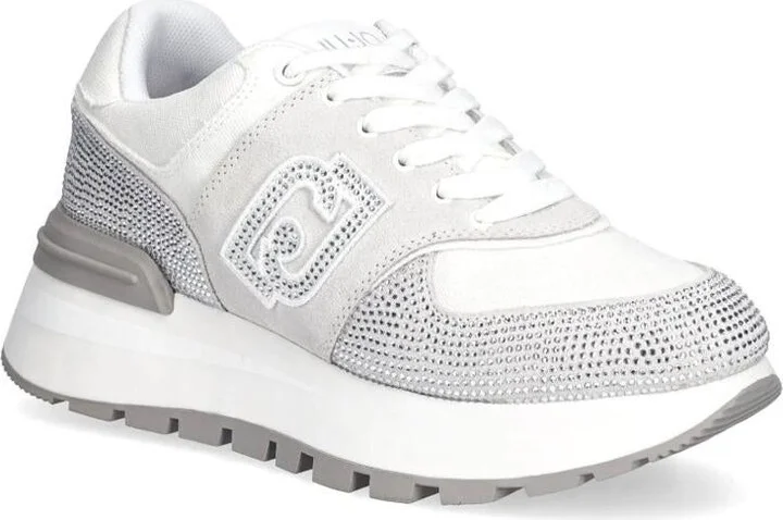 Liu Jo White 'Amazing' Sneakers With Rhinestones - Image 2