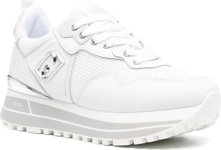 Liu Jo White Platform 'Maxi Wonder' Sneakers - Image 2