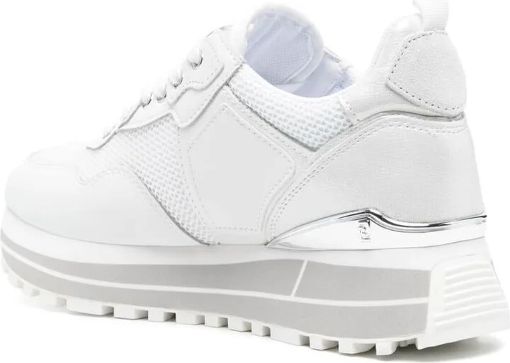 Liu Jo White Platform 'Maxi Wonder' Sneakers - Image 3