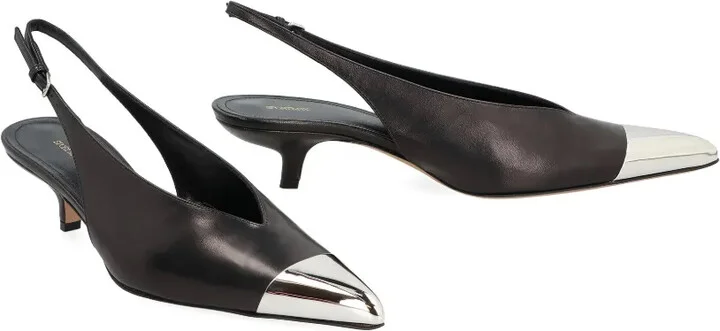 Liuti slingback leather pumps - Image 2