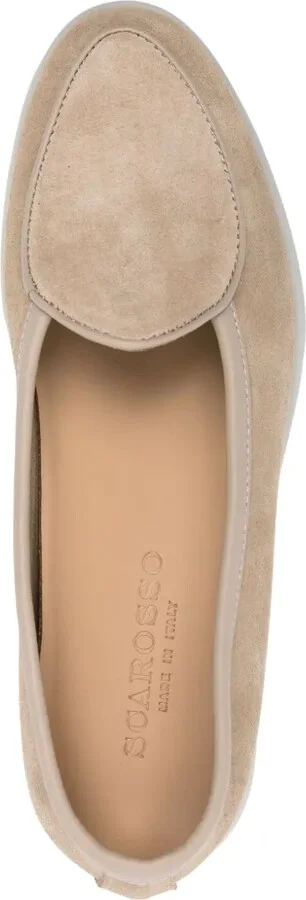 Livia almond-toe suede loafers - Image 4