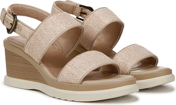 Livia Raffia Wedge Sandal - Image 5