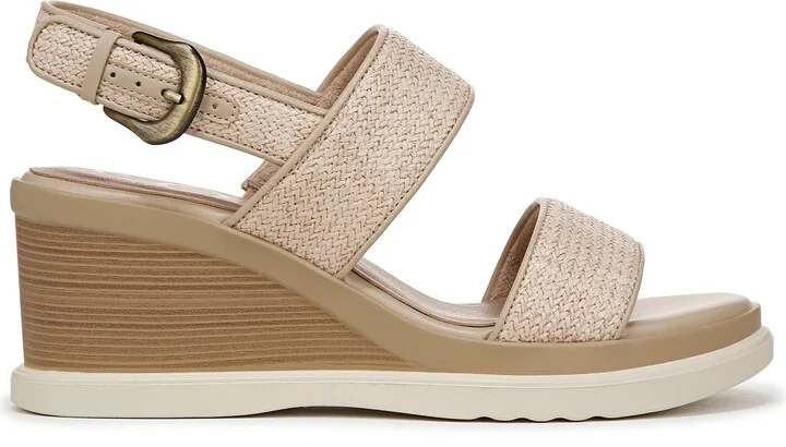 Livia Raffia Wedge Sandal - Image 6
