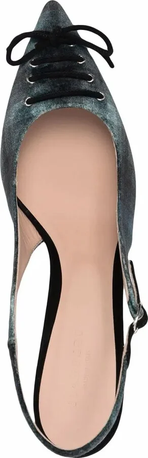 Livv velvet tartan 55mm pumps - Image 4