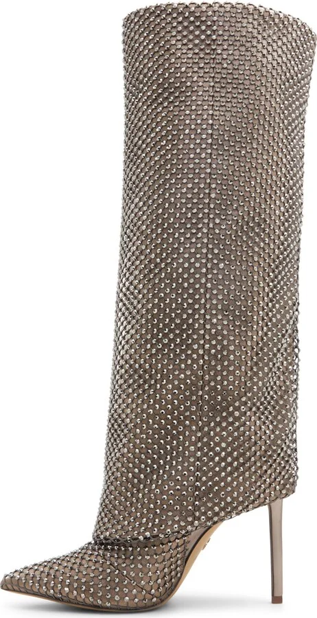 Livy Studded Foldover Knee High Boot - Image 5