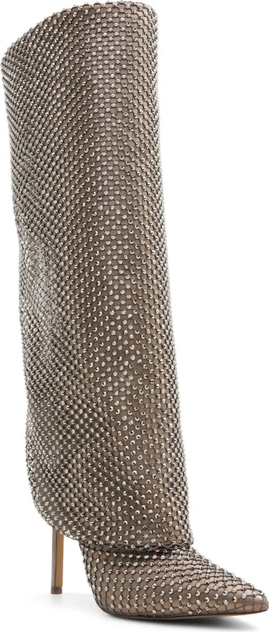 Livy Studded Foldover Knee High Boot