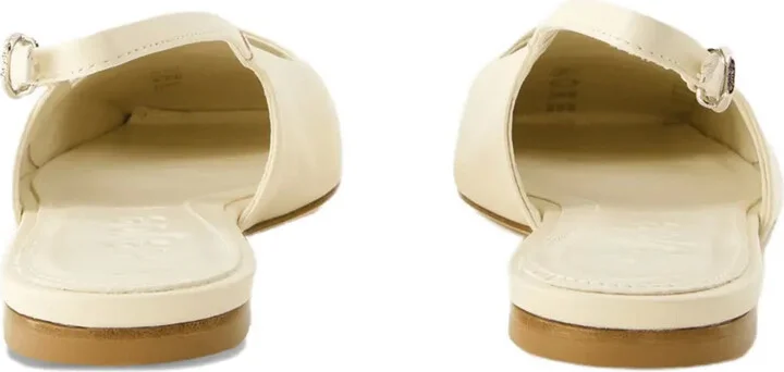 Liya slingback leather flat pumps - Image 3
