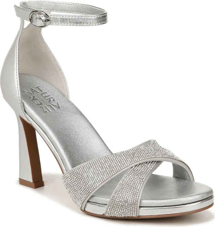 Liz Beth 2 Womens Open Toe Ankle Strap Heels
