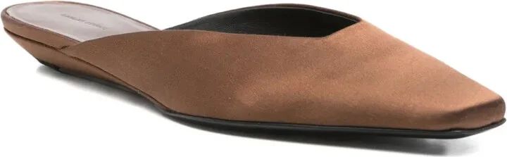 Liz satin pointed-toe mules - Image 2