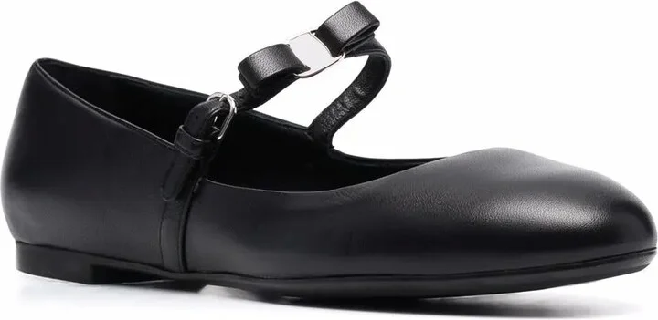 Lizz leather ballerina shoes - Image 2