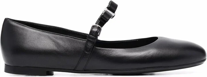 Lizz leather ballerina shoes
