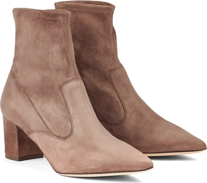 Lk Bennett Alina Suede Ankle Boot
