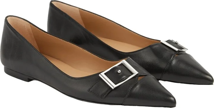 Lk Bennett Brynn Nappa Leather Flats - Image 2