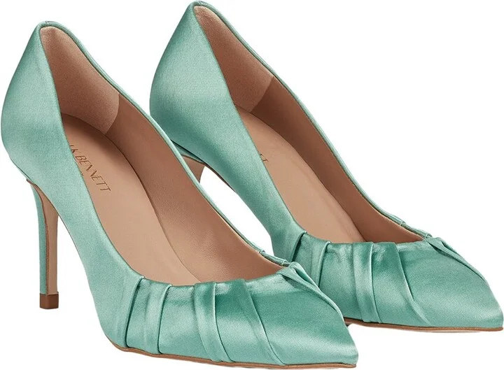 Lk Bennett Florena Satin Closed Courts