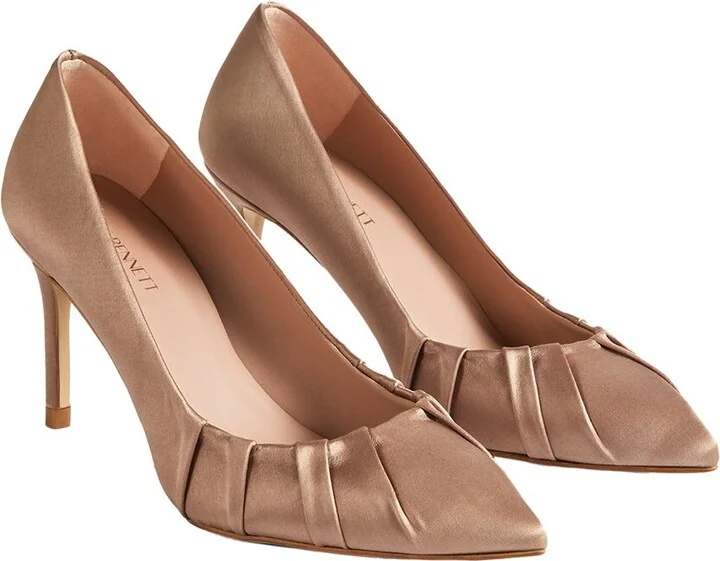 LK Bennett Florena Satin Closed Courts