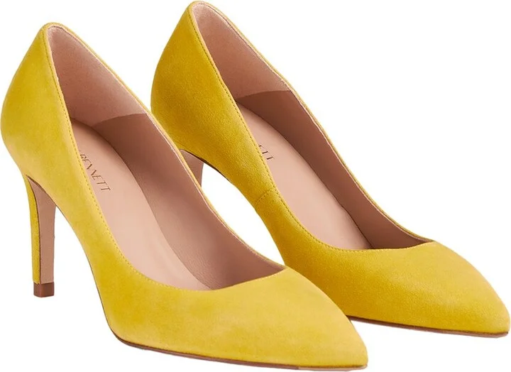 Lk Bennett Floret Suede Closed Courts