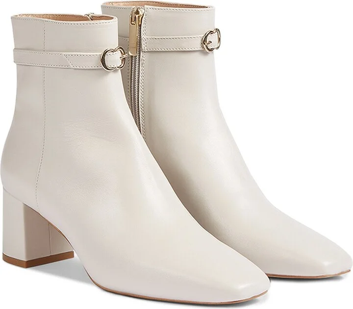 Lk Bennett Natalia Leather Ankle Boot