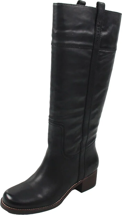 LKHYBISCUSWWC Womens Wide Calf Leather Mid-Calf Boots
