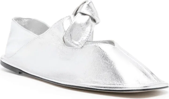 Llasada metallic ballerina shoes - Image 2