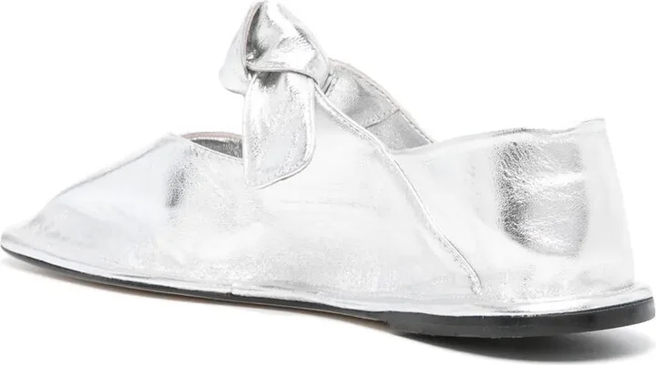 Llasada metallic ballerina shoes - Image 3