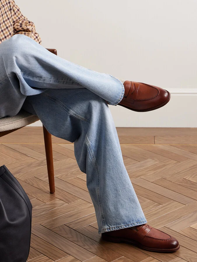 Lloyd Leather Penny Loafers - Image 2