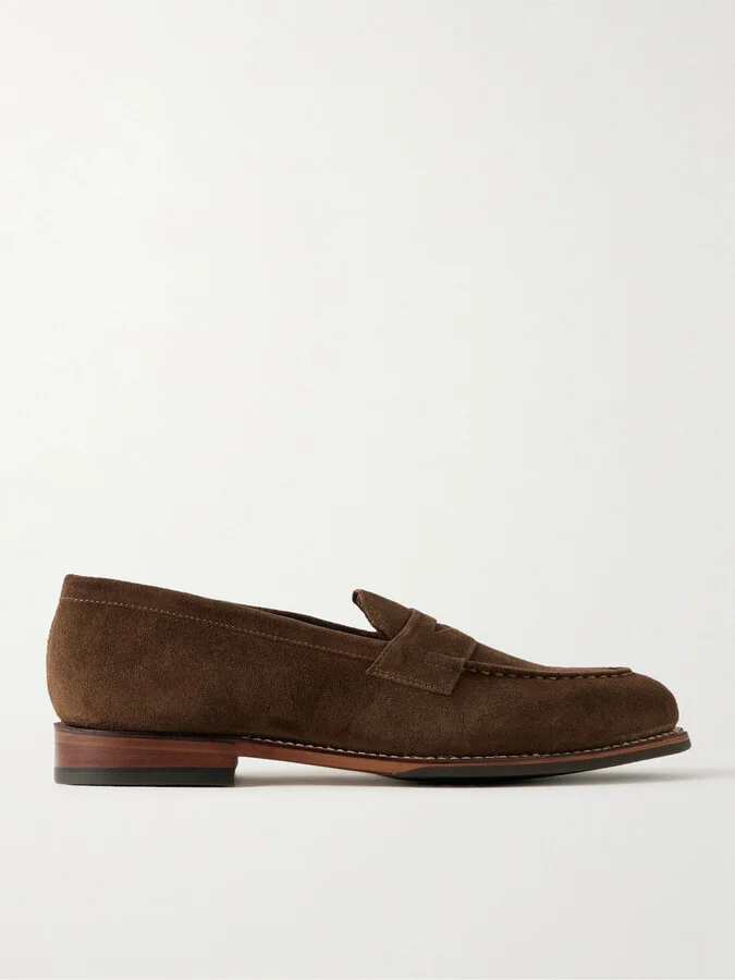 Lloyd Suede Penny Loafers
