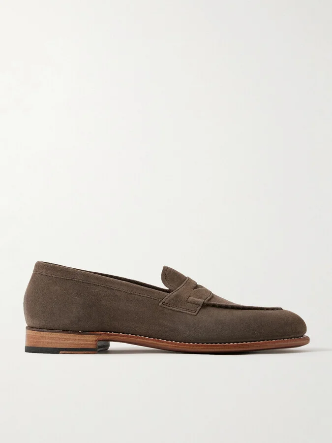 Lloyd Suede Penny Loafers